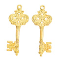 Zinc Alloy Key Charm Pendant No.889521 for DIY Necklace Bracelet Jewelry Making view 4