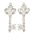 Zinc Alloy Key Charm Pendant No.889521 for DIY Necklace Bracelet Jewelry Making view 3