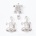 Zinc Alloy Turtle Charm Pendant No.638565 for DIY Necklace Bracelet Jewelry Making view 2