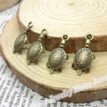 Zinc Alloy Turtle Charm Pendant No.744063 for DIY Necklace Bracelet Jewelry Making view 4