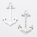 Zinc Alloy Anchor Charm Pendant No.284976 for DIY Necklace Bracelet Jewelry Making view 2