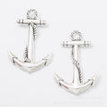 Zinc Alloy Anchor Charm Pendant No.472243 for DIY Necklace Bracelet Jewelry Making view 2