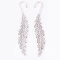 Zinc Alloy Leaf Bookmark Charm Pendant for DIY Necklace Bracelet Jewelry Making view 3