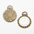 Zinc Alloy Clock Charm Pendant No.230588 for DIY Necklace Bracelet Jewelry Making view 4
