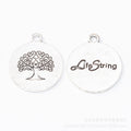 Zinc Alloy Tree Of Life Charm Pendant No.640862 for DIY Necklace Bracelet Jewelry Making view 2