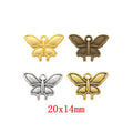 Zinc Alloy Butterfly Charm Pendant No.869755 for DIY Necklace Bracelet Jewelry Making view 1