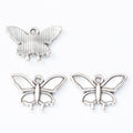 Zinc Alloy Butterfly Charm Pendant No.869755 for DIY Necklace Bracelet Jewelry Making view 3