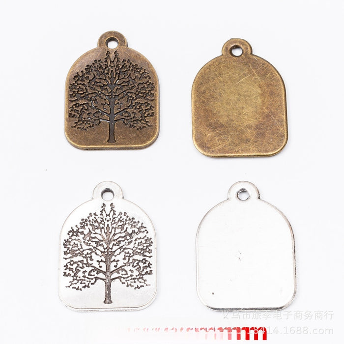 Zinc Alloy Tree Charm Pendant No.551848 for DIY Necklace Bracelet Jewelry Making