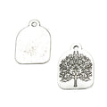 Zinc Alloy Tree Charm Pendant No.551848 for DIY Necklace Bracelet Jewelry Making view 3