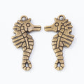 Zinc Alloy Seahorse Charm Pendant No.627393 for DIY Necklace Bracelet Jewelry Making view 2