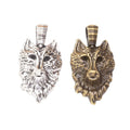 Zinc Alloy Wolf Head Charm Pendant No.771268 for DIY Necklace Bracelet Jewelry Making view 4