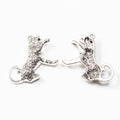 Zinc Alloy Leopard Charm Pendant for DIY Necklace Bracelet Jewelry Making view 3