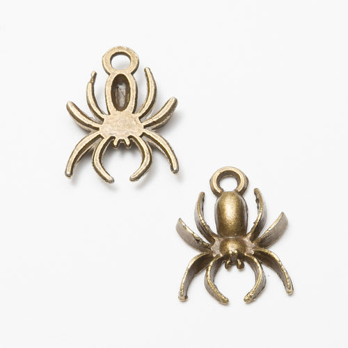 Zinc Alloy Spider Charm Pendant No.181120 for DIY Necklace Bracelet Jewelry Making
