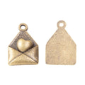 Zinc Alloy Envelope Charm Pendant No.545455 for DIY Necklace Bracelet Jewelry Making view 3