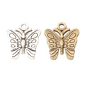 Zinc Alloy Butterfly Charm Pendant No.693790 for DIY Necklace Bracelet Jewelry Making view 4