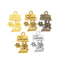 Zinc Alloy Garden Sign Charm Pendant for DIY Necklace Bracelet Jewelry Making view 5