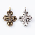 Zinc Alloy Cross Charm Pendant No.069856 for DIY Necklace Bracelet Jewelry Making view 4