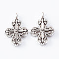 Zinc Alloy Cross Charm Pendant No.069856 for DIY Necklace Bracelet Jewelry Making view 2