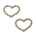 Zinc Alloy Heart Charm Pendant No.154781 for DIY Necklace Bracelet Jewelry Making view 2