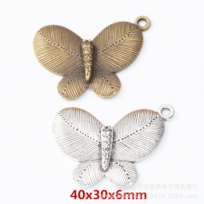 Zinc Alloy Butterfly Charm Pendant No.787576 for DIY Necklace Bracelet Jewelry Making