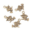 Zinc Alloy Witch Charm Pendant No.434187 for DIY Necklace Bracelet Jewelry Making view 2