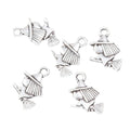 Zinc Alloy Witch Charm Pendant No.434187 for DIY Necklace Bracelet Jewelry Making view 3