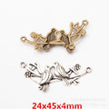 Zinc Alloy Birds On Branch Charm Pendant for DIY Necklace Bracelet Jewelry Making view 1