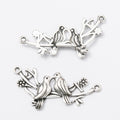 Zinc Alloy Birds On Branch Charm Pendant for DIY Necklace Bracelet Jewelry Making view 3