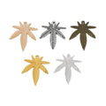 Zinc Alloy Maple Leaf Charm Pendant No.368095 for DIY Necklace Bracelet Jewelry Making view 5