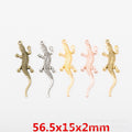 Zinc Alloy Gecko Charm Pendant No.236032 for DIY Necklace Bracelet Jewelry Making view 1