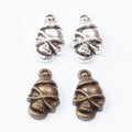Zinc Alloy Skull Charm Pendant No.072039 for DIY Necklace Bracelet Jewelry Making view 4