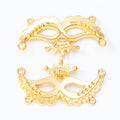 Zinc Alloy Mask Charm Pendant No.684795 for DIY Necklace Bracelet Jewelry Making view 3