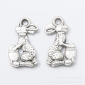 Zinc Alloy Rabbit Charm Pendant No.870232 for DIY Necklace Bracelet Jewelry Making view 2
