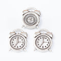 Zinc Alloy Clock Charm Pendant No.324549 for DIY Necklace Bracelet Jewelry Making view 2