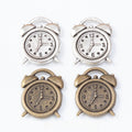 Zinc Alloy Clock Charm Pendant No.324549 for DIY Necklace Bracelet Jewelry Making view 1