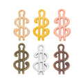 Zinc Alloy Dollar Sign Charm Pendant No.980123 for DIY Necklace Bracelet Jewelry Making view 5