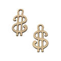 Zinc Alloy Dollar Sign Charm Pendant No.980123 for DIY Necklace Bracelet Jewelry Making view 3
