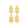 Zinc Alloy Dollar Sign Charm Pendant No.980123 for DIY Necklace Bracelet Jewelry Making view 4