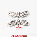 Zinc Alloy Wing Charm Pendant No.953918 for DIY Necklace Bracelet Jewelry Making view 3