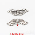 Zinc Alloy Wing Charm Pendant No.953918 for DIY Necklace Bracelet Jewelry Making view 2