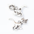 Zinc Alloy Cat Charm Pendant No.597093 for DIY Necklace Bracelet Jewelry Making view 3