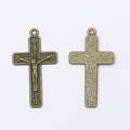 Zinc Alloy Cross Charm Pendant No.524963 for DIY Necklace Bracelet Jewelry Making view 3