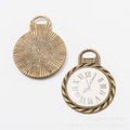 Zinc Alloy Clock Charm Pendant No.053386 for DIY Necklace Bracelet Jewelry Making view 5