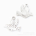 Zinc Alloy Bird Charm Pendant No.534230 for DIY Necklace Bracelet Jewelry Making view 2