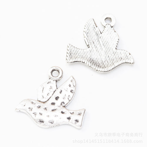 Zinc Alloy Bird Charm Pendant No.534230 for DIY Necklace Bracelet Jewelry Making