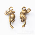 Zinc Alloy Bird Charm Pendant No.558222 for DIY Necklace Bracelet Jewelry Making view 2