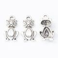 Zinc Alloy Cat Charm Pendant No.613193 for DIY Necklace Bracelet Jewelry Making view 3