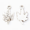 Zinc Alloy Maple Leaf Charm Pendant No.932507 for DIY Necklace Bracelet Jewelry Making view 2