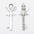 Zinc Alloy Skull Key Charm Pendant for DIY Necklace Bracelet Jewelry Making view 3