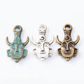 Zinc Alloy Face Amulet Charm Pendant for DIY Necklace Bracelet Jewelry Making view 1